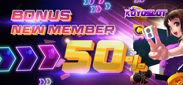 BONUS NEW MEMBER 50%